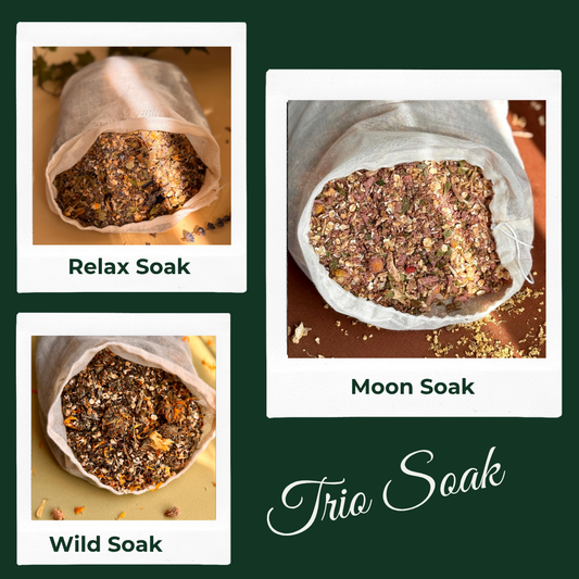 Trio Soak – set complet de reconectare botanică