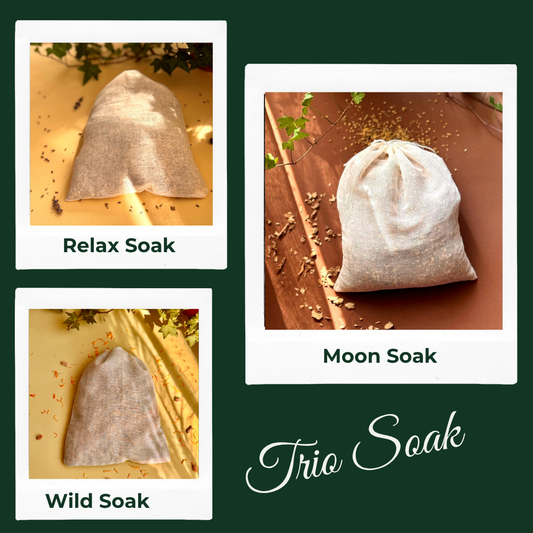 Trio Soak – set complet de reconectare botanică